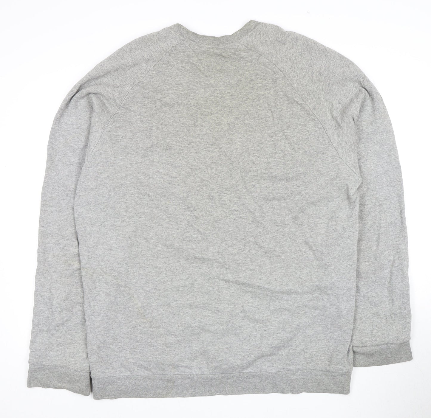 Adidas Men's Grey XL Logo Pullover Sweatshirt
