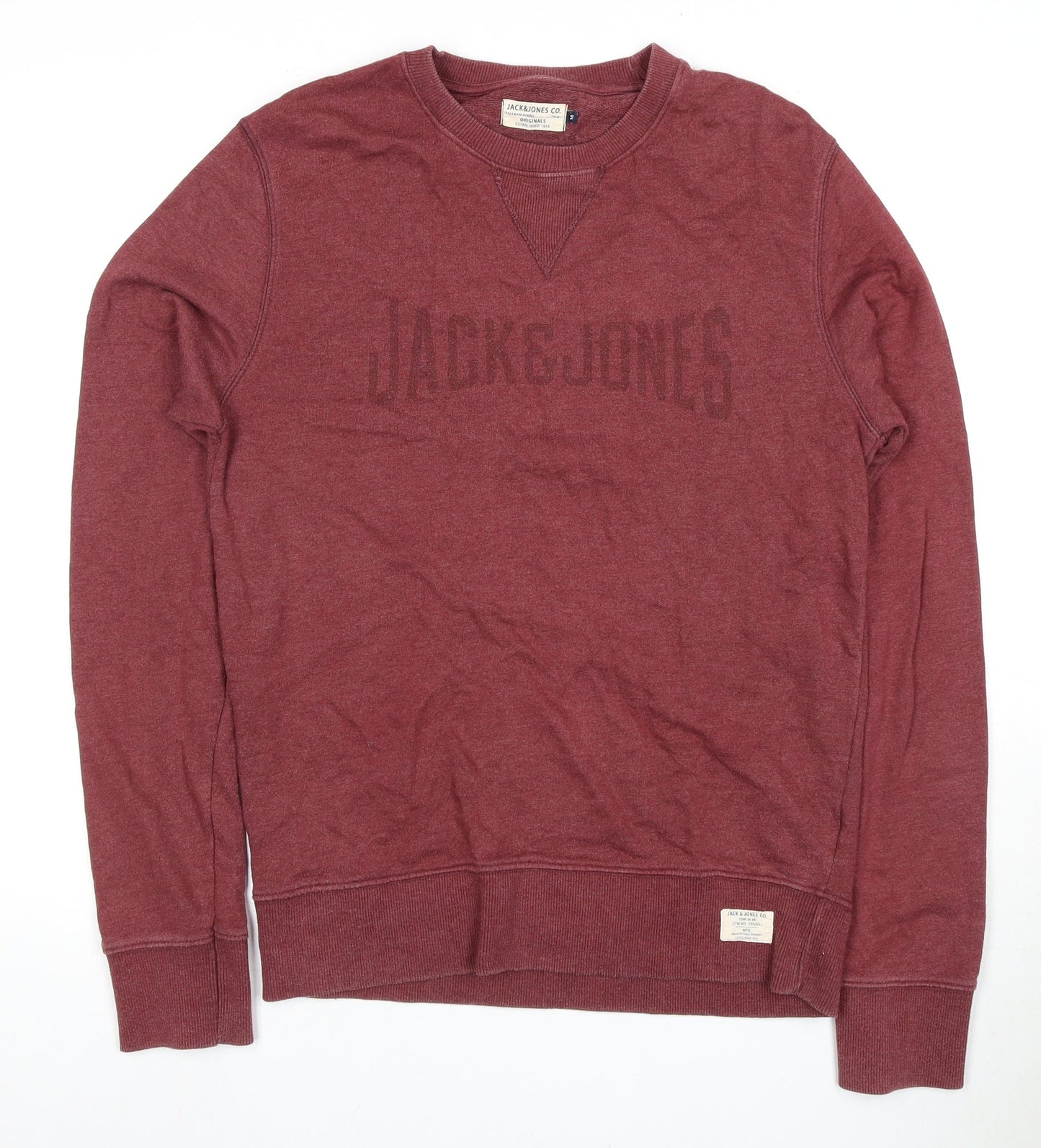 Jack & Jones Men's Red M Pullover Sweatshirt