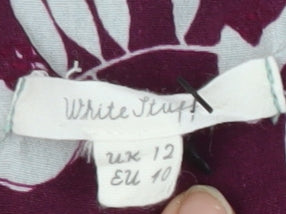 Womens UK Size 12 White Stuff Purple Viscose Blouse