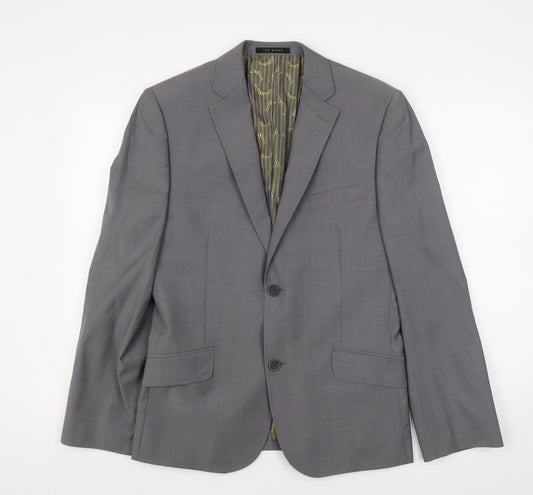 Ted Baker Men's Grey Blazer 38S