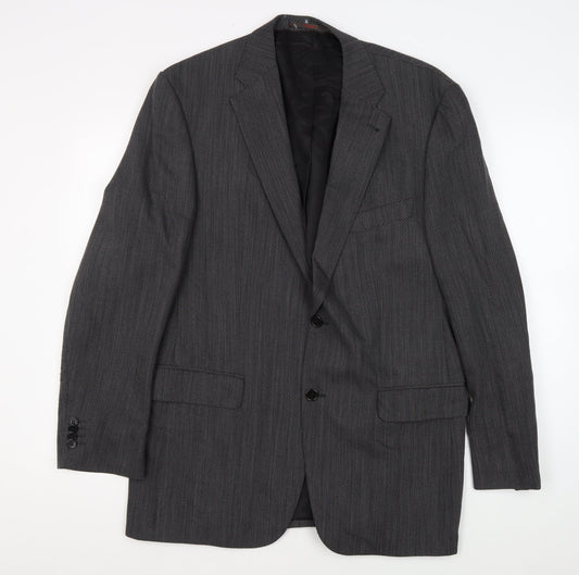 Feraud Men's Grey Blazer - Size 42