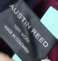 Austin Reed Men's Blue Striped Wool Blazer - 42R