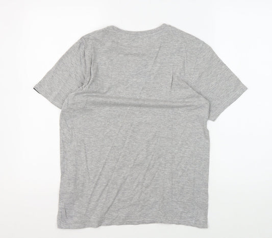 Tokyo Laundry Men's Grey Crew Neck T-Shirt Size S