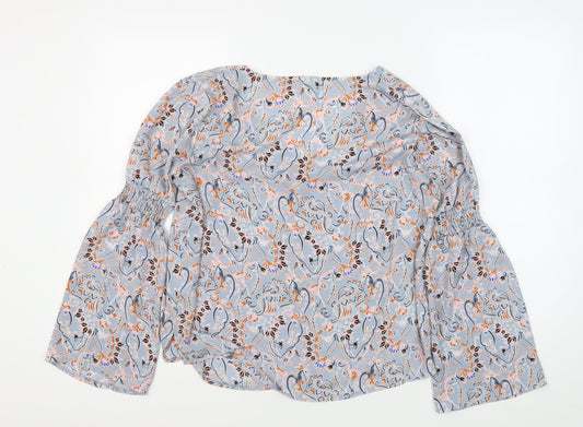 Jacqueline de Yong Women's Floral Blouse Size 8, Multicoloured