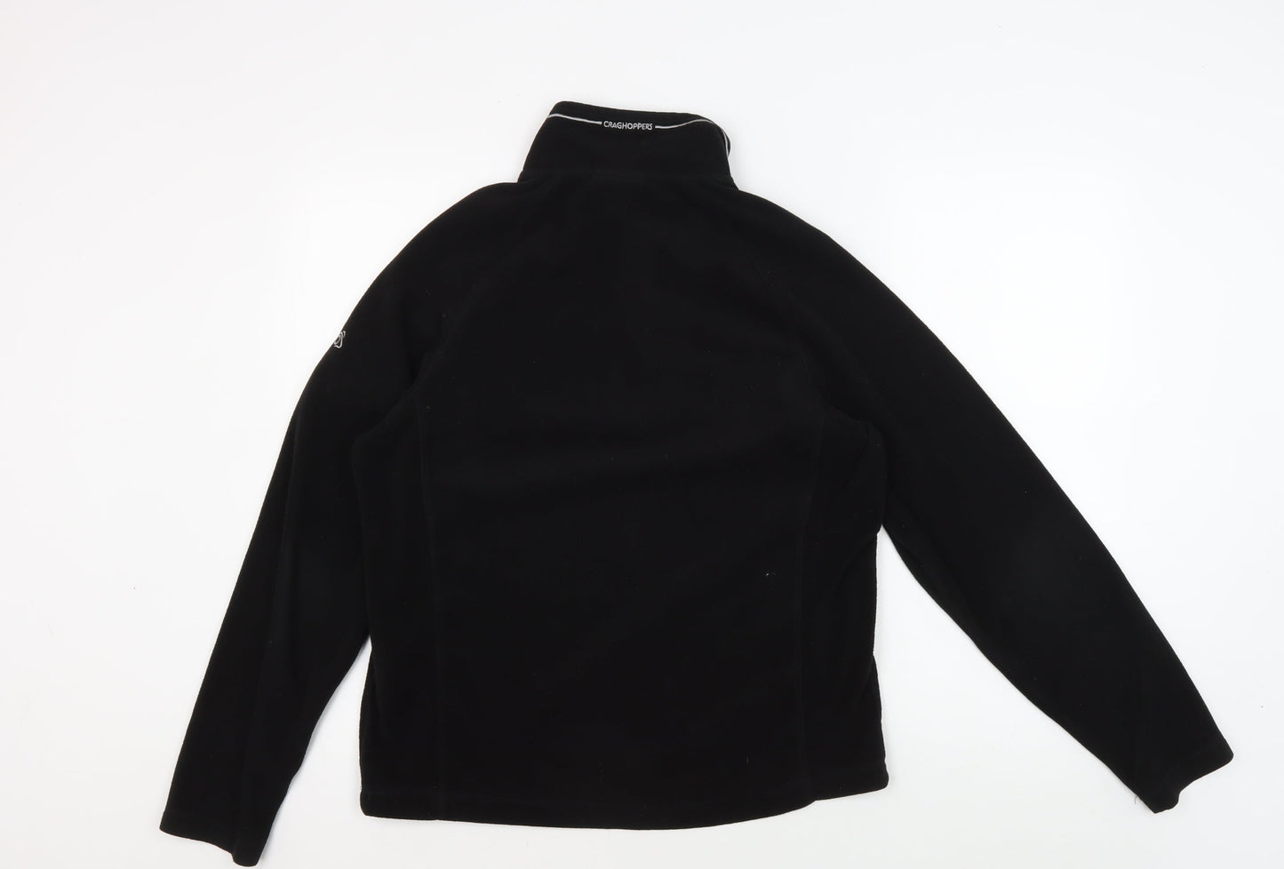 Craghoppers Men's Black Fleece Pullover, S, Mock Neck