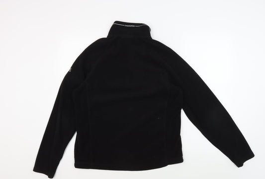 Craghoppers Men's Black Fleece Pullover, S, Mock Neck