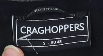 Craghoppers Men's Black Fleece Pullover, S, Mock Neck
