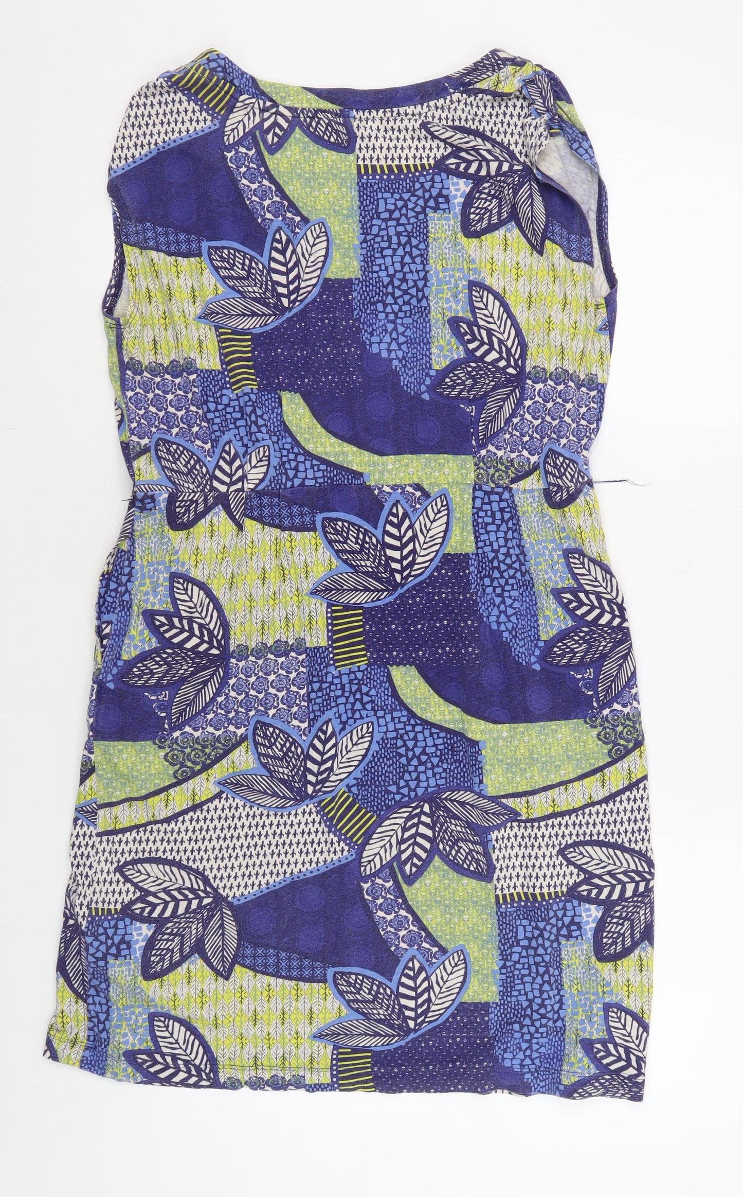 White Stuff Women’s Multicoloured Summer Dress Size 12