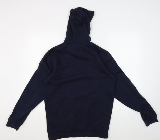 Adidas Men's Blue Pullover Hoodie - Size S