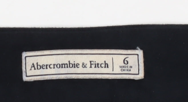 Abercrombie & Fitch Black Short Straight Skirt, Size 6 Women
