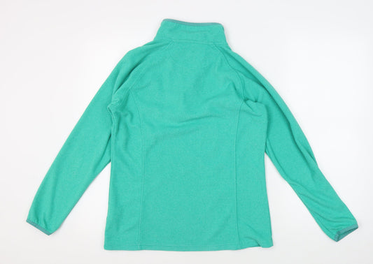 Peter Storm Women's Green Henley Sweatshirt, Size 12