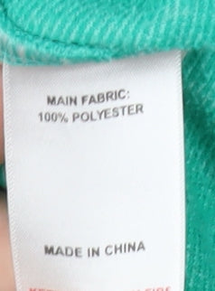 Peter Storm Women's Green Henley Sweatshirt, Size 12