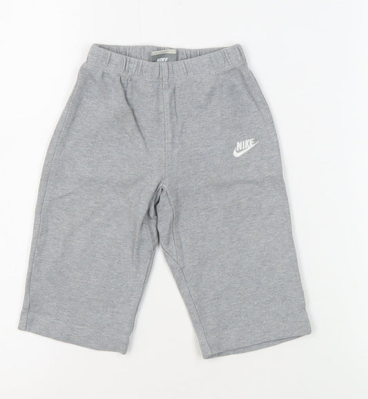Nike Grey Unisex Baby Sweatpants, 9-12 Months, Casual Wear