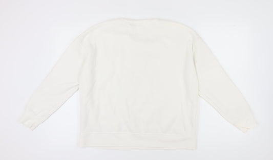 Disney Women's Ivory Sweatshirt M - Mickey Print