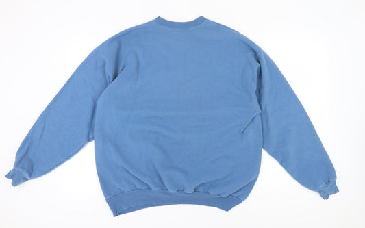 Disney Unisex Adult Blue XL Pullover Mickey Mouse Sweatshirt