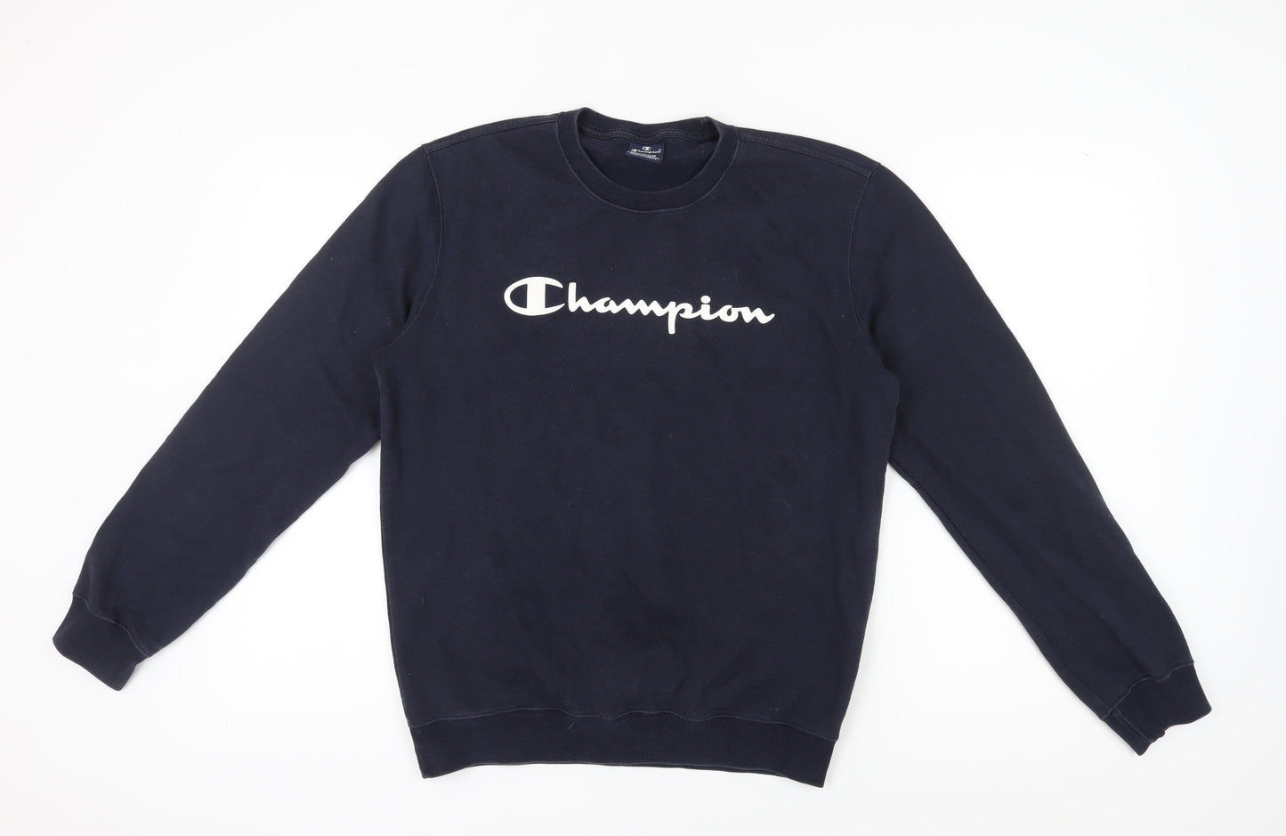 Champion Unisex Black Pullover Sweatshirt M