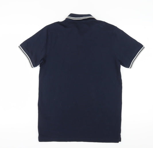 Jack & Jones Men's Blue Polo Shirt Medium