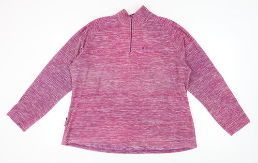 Mountain Warehouse Pink Sweatshirt Women Size 22 Pullover