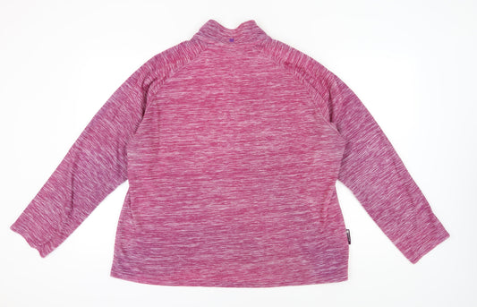 Mountain Warehouse Pink Sweatshirt Women Size 22 Pullover