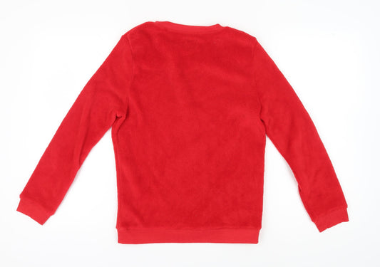 Disney Women's Red Mickey Mouse XS Pullover Sweatshirt