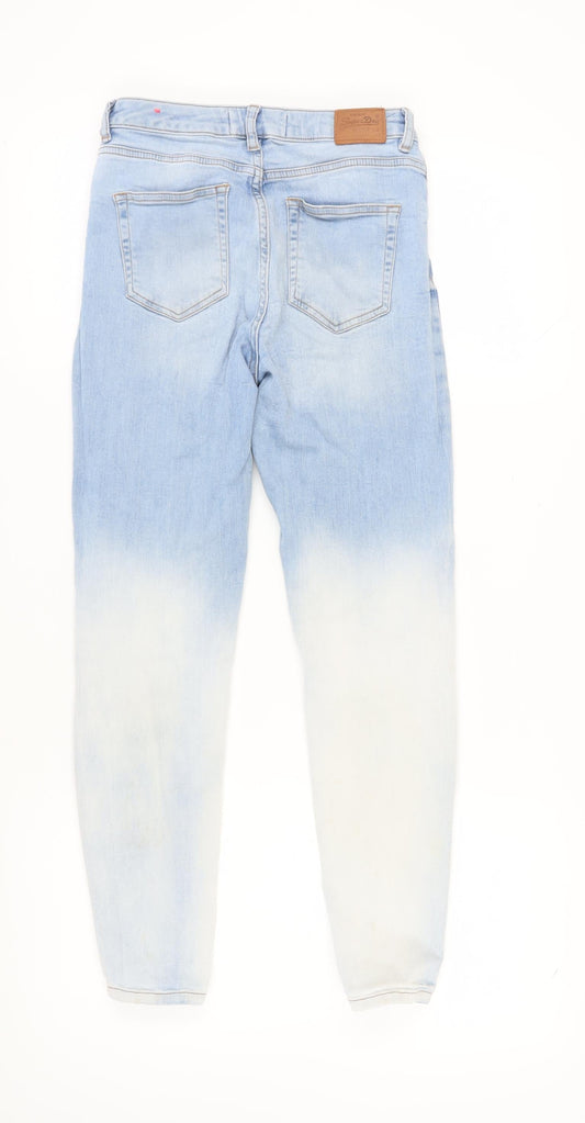 Superdry Women's Blue Skinny Jeans - Size S