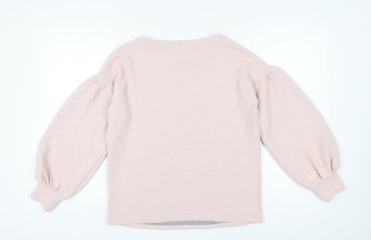 French Connection Women's Pink XS Balloon Sleeve Blouse