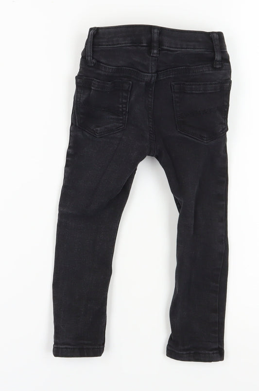 River Island Girls Black Skinny Jeans 2-3 Years