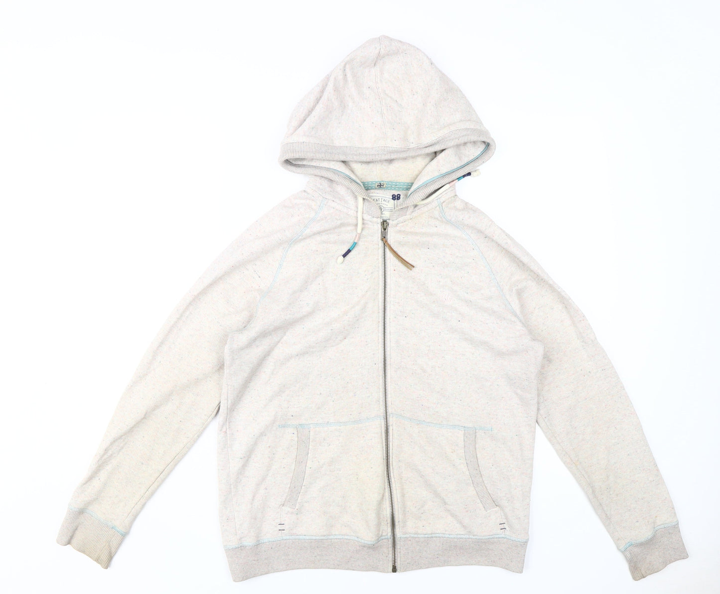 Fat Face Women's Beige Full Zip Hoodie - UK Size 12