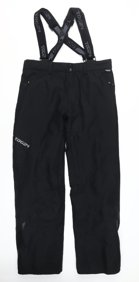 TOG24 Men's Black Snow Pants S - Waterproof Insulated