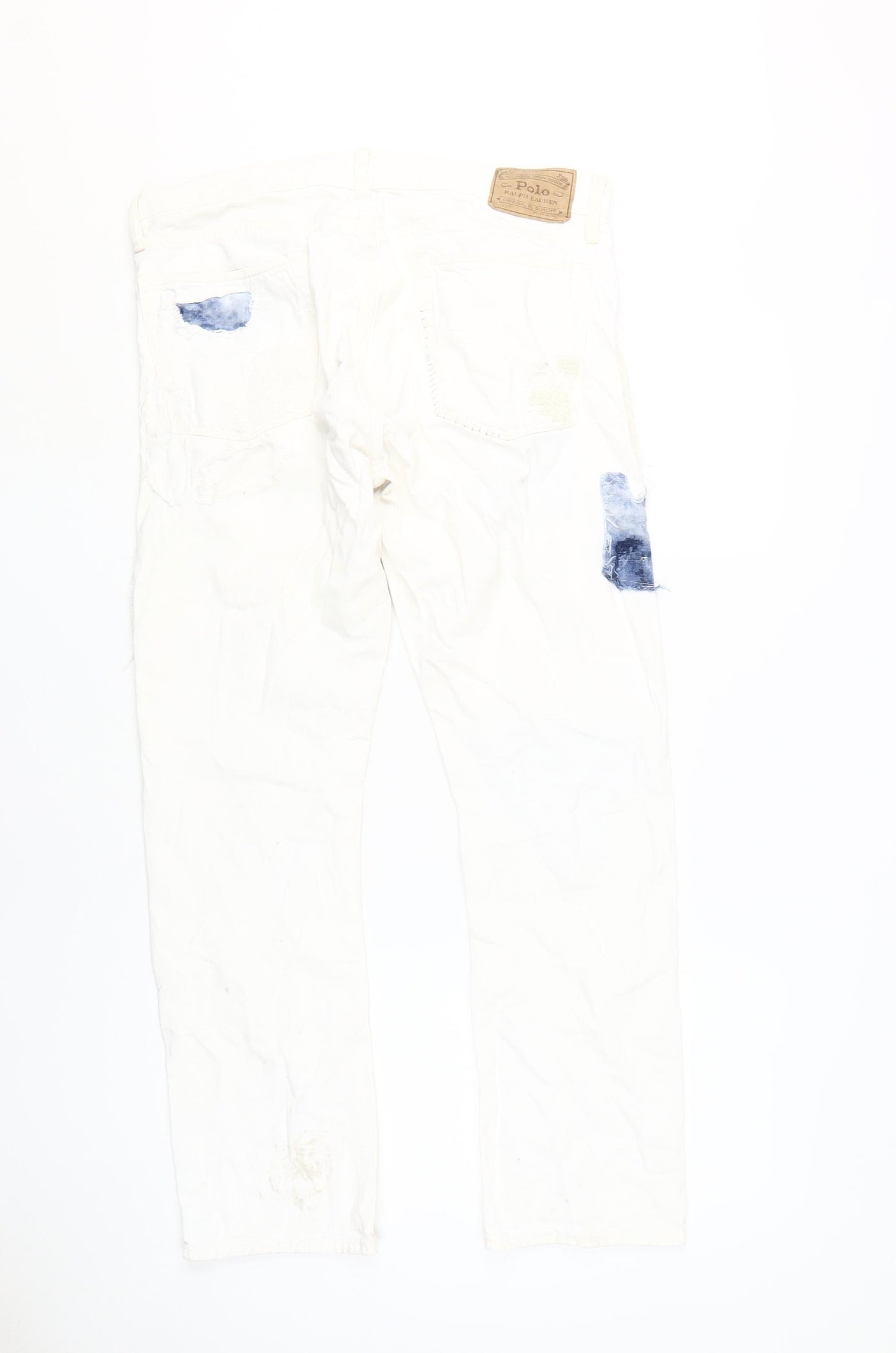 Polo Ralph Lauren Women's White Straight Jeans Size 33