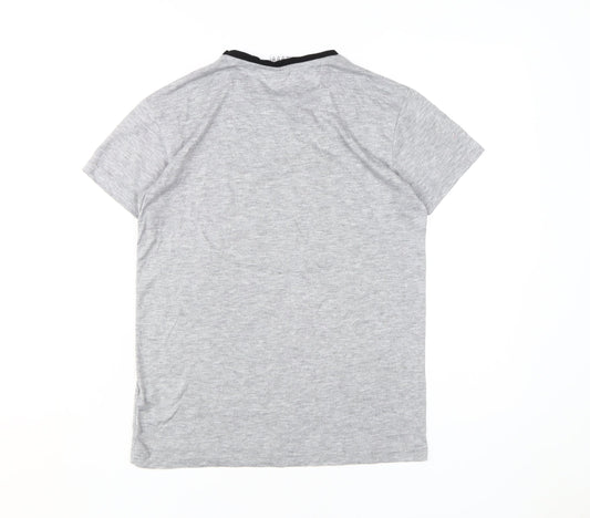 Disney Women's Grey Mickey Mouse T-Shirt Size 6