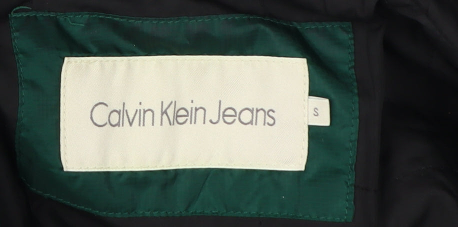 Calvin Klein Men's Green Puffer Jacket S