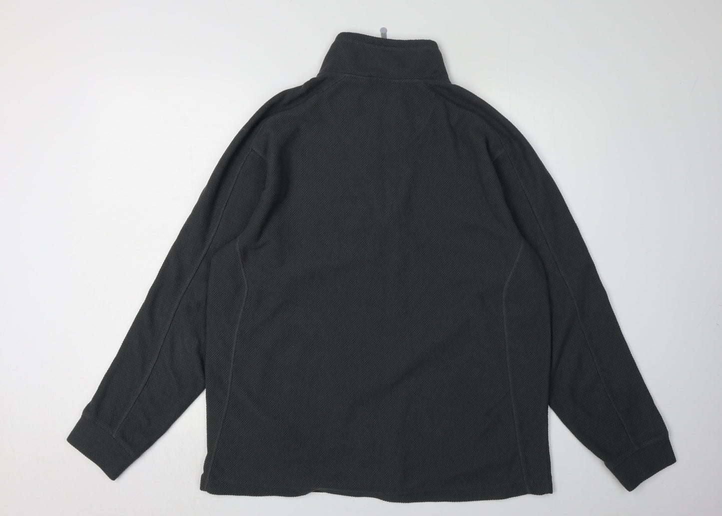 Regatta Men's Black 1/4 Zip Fleece Sweatshirt XL