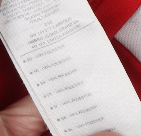 Umbro Men's Red T-Shirt, Size L, Jersey Gym & Training Top