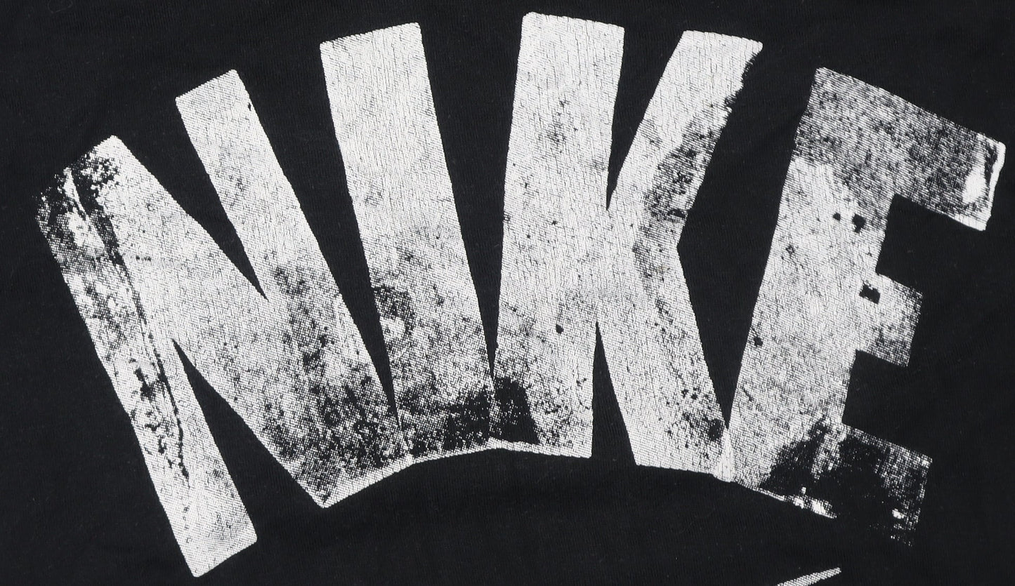 Nike Men's Black Sports T-Shirt, Medium, Graphic Print