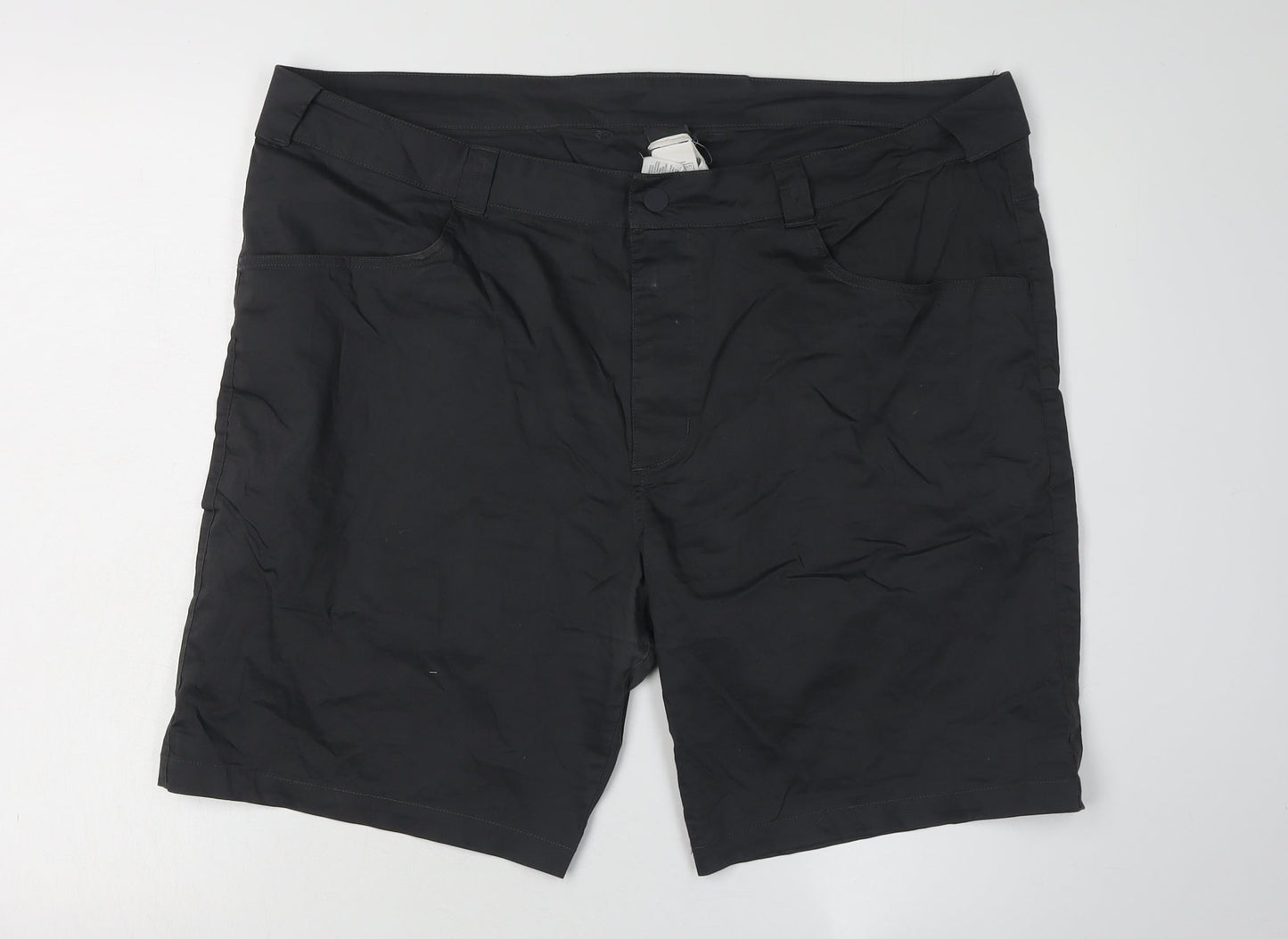 Decathlon Men's Black 2XL Athletic Gym Shorts