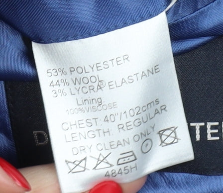 Daniel Hechter Men's Blue Jacket 40 Regular