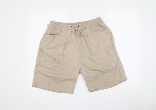 Tom Hagen Unisex Beige Cargo Shorts, Size L