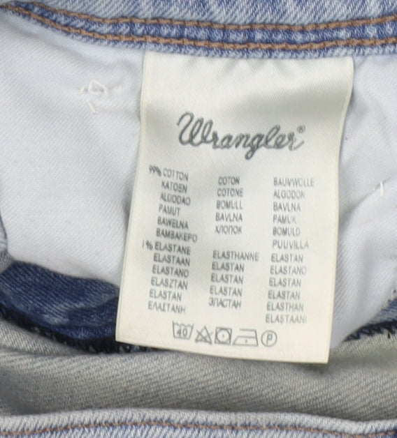 Wrangler Men's Light Blue Regular Fit Jeans 34