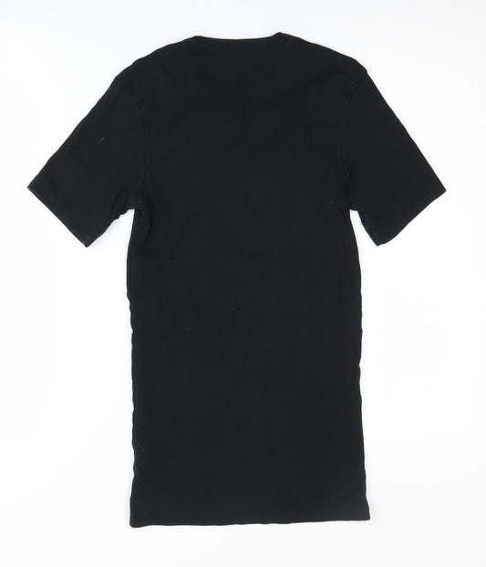 Polo Ralph Lauren Women's Black V-Neck T-Shirt, Size S