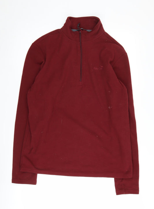 Peter Storm Men's Red 1/2 Zip Sweatshirt M