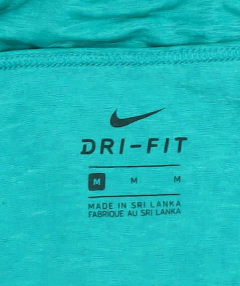 Nike Women's Green Sleeveless T-Shirt M Athletic