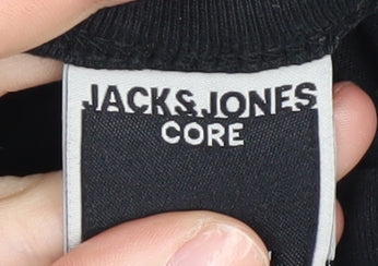 JACK & JONES Men's Black XL Crew Neck T-Shirt