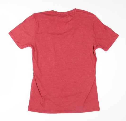 Coca-Cola Men's Red Christmas Graphic T-Shirt Medium