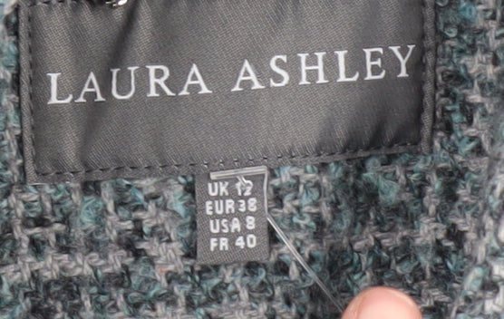 Laura Ashley Women’s Grey Tweed Jacket Size 12