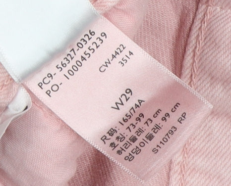 Levi's Premium Women's Pink Cut-Off Denim Shorts, Size M