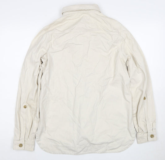 Next Women's Beige Cotton Jacket - Size 10