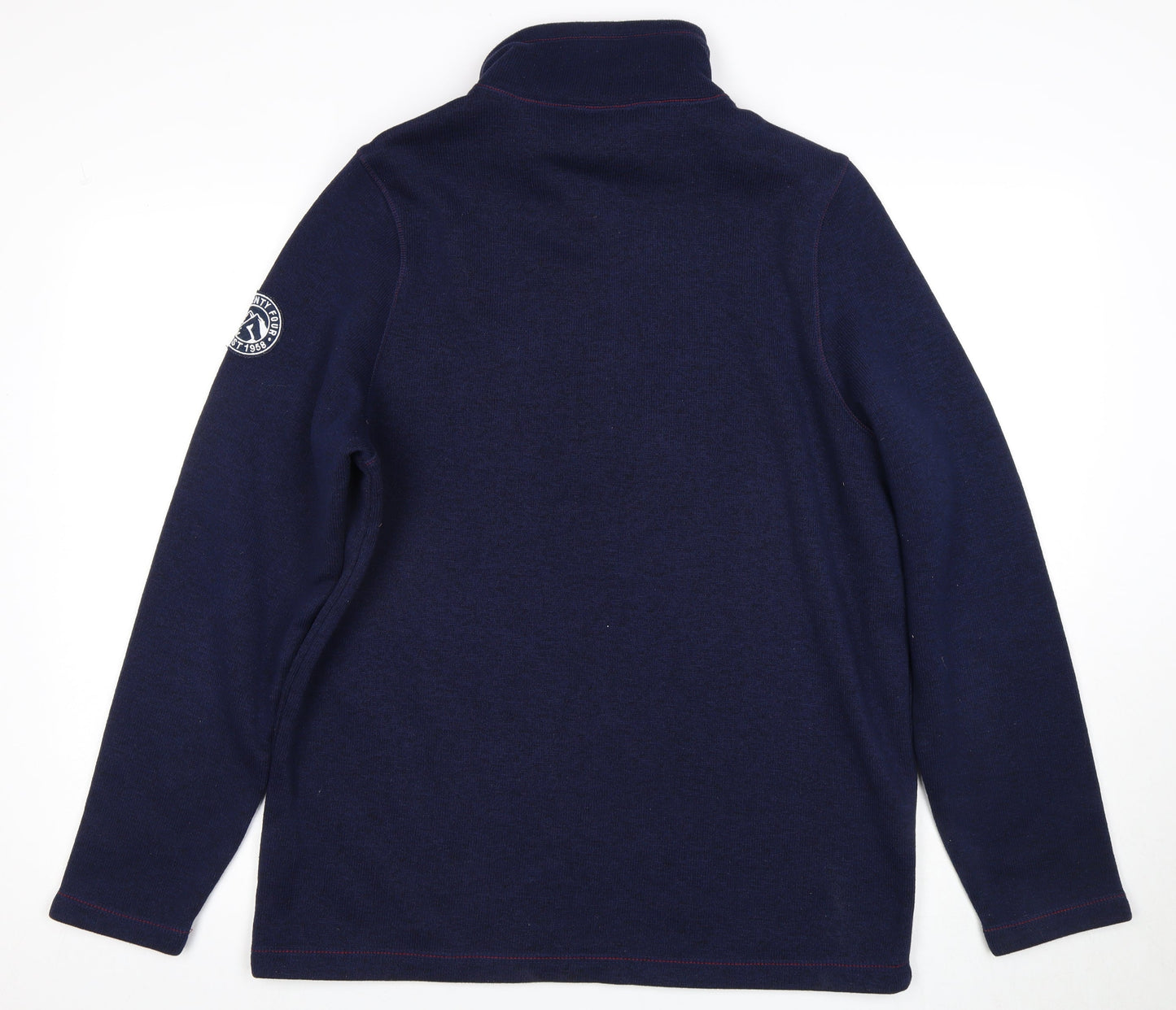 Tog 24 Men's Blue 1/4 Zip Fleece Pullover Sweatshirt