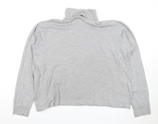 Mountain Warehouse Women’s Grey Roll Neck T-Shirt Size 16