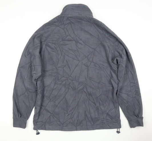 Trespass Men's Grey Fleece Jacket M Casual Zip